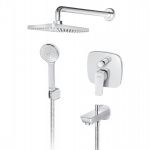 STOLZ 131705 uzidna baterija sa izlivom, zidnim i ručnim tušem