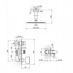 S2 231607 uzidna baterija za tuš kadu