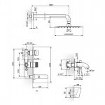 S2 BLACK 231705B uzidna baterija za tuš kadu