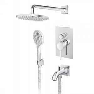 ZERRO JZ31701 uzidna baterija za tuš kadu sa uzidnim i ručnim tušem