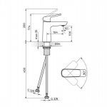 STOLZ 130101 Baterija za Lavabo