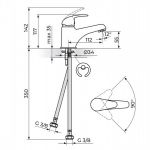 PERLA JP301001 Baterija za Lavabo