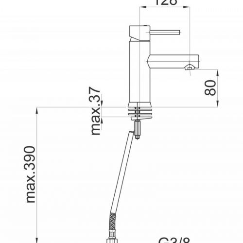HERZ 00039 FRESH f10 baterija za lavabo