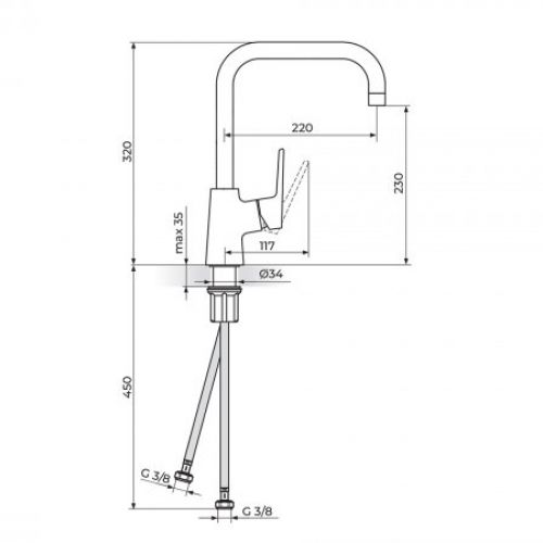 STOLZ 138201 Baterija za Sudoperu