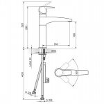 CUBO3 JC38101 baterija za sudoperu