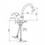 PERLA JP382011 Baterija za Sudoperu Izliv 130mm