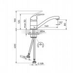 KING J381081 Baterija za Sudoperu Kratki Izliv