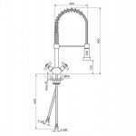 NOSTALGIJA N23901 baterija za sudoperu - poluprofesionalna