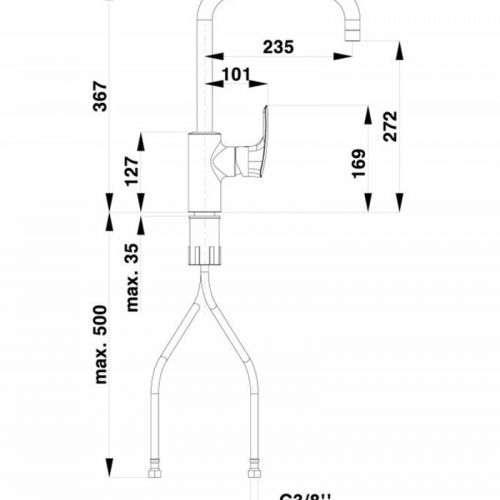 HERZ 00104 Elite e21 baterija za sudoperu