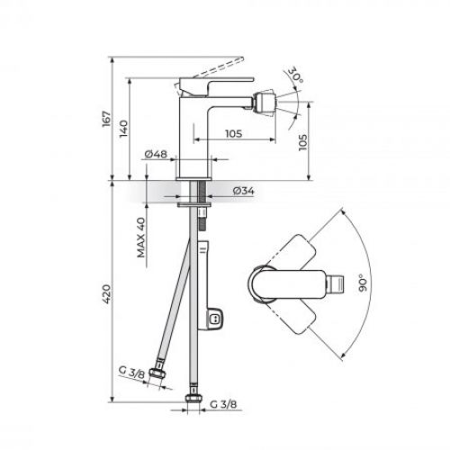 S2 239101 Baterija za Bide