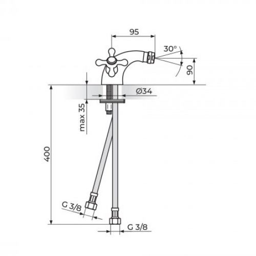 BRONTEE NB29101 Baterija za Bide