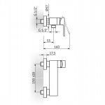 S2 BLACK 237101B Baterija za Tuš Kadu