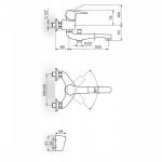 CUBO3 JC34101 Baterija za Kadu - Lavabo 