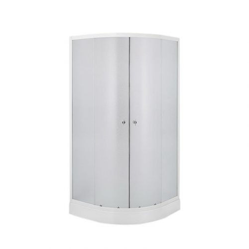 ROSSETTI tuš kabina R90 plitka beli ram
