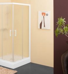 SQ LINE tuš kabina TKK 70X90 silver profili - kaljeno providno staklo 511240