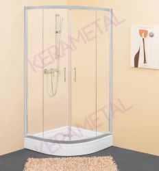 SQ LINE tuš kabina TKP 100/CH Silver brill 511420