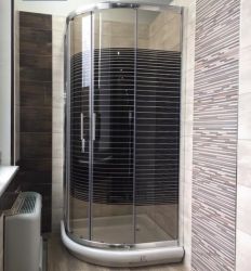 Tuš kabina R90x185 K.San TKP S-353A Brown