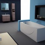 TAMIA kada ugradna 160X70 Bela 1W28