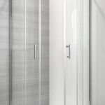 6011 tuš paravan providno staklo R80 Silver 