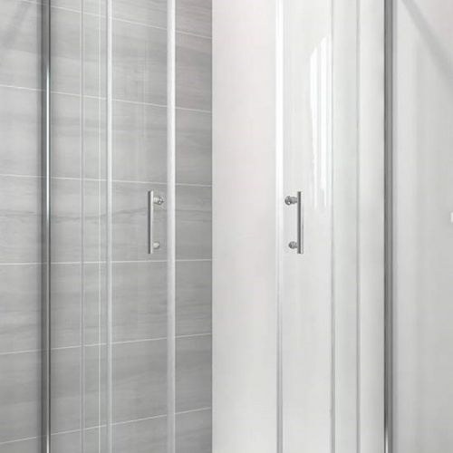 6012/195cm tuš paravan providno staklo R80 Silver 