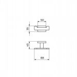 QUADRO JQ905 dupla vešalica