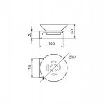 STOLZ 1907 držač sapuna