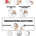 DRŽAČ SAPUNA TACNA MagicFIX - crni