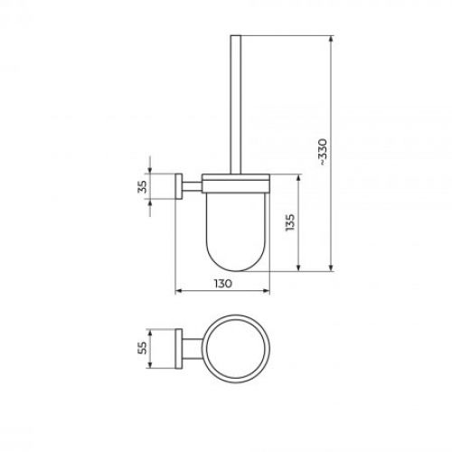 MISTIQUE JM908 držač WC četke