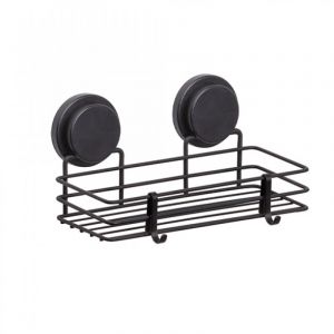 POLICA ZA TUŠ KABINU MagicFIX - 1/1 ravna crna