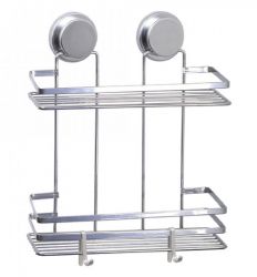 POLICA ZA TUŠ KABINU MagicFIX - 2/1 ravna hrom