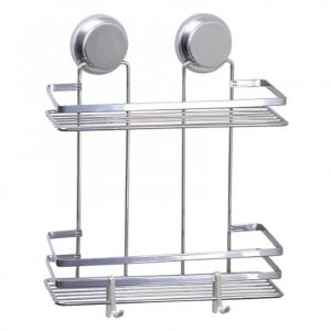 POLICA ZA TUŠ KABINU MagicFIX - 2/1 ravna hrom