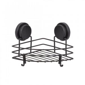 POLICA ZA TUŠ KABINU MagicFIX - 1/1 ugaona crna