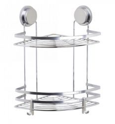 POLICA ZA TUŠ KABINU MagicFIX - 2/1 ugaona hrom