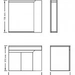 IRIS 75 Antracit – donji deo