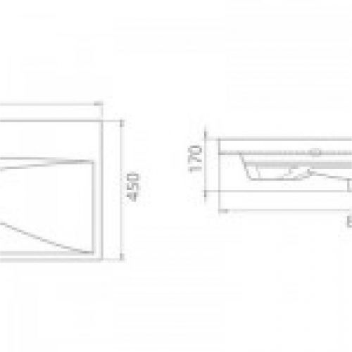 ELITE Lavabo 80cm 032200-u