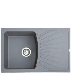 Metalac granitna usadna sudopera xQuadro Plus siva 770x500 Ø90