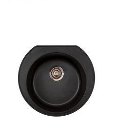 Metalac granitna usadna sudopera xOmega E520 crna Ø90