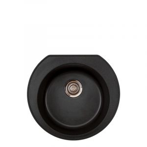 Metalac granitna usadna sudopera xOmega E520 crna Ø90