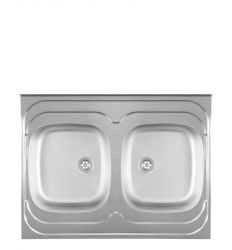 Metalac inox nasadna sudopera Standard 2D Ø60