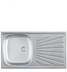 Metalac inox usadna sudopera Luna Flex 1D Ø60