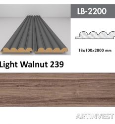 AGT Lajsna LB 2200 MAT Light Walnut 18x100x2.8