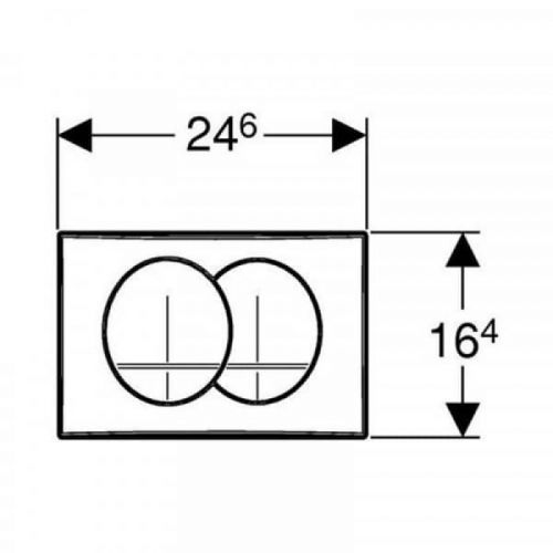 Taster Delta 20 GEBERIT 115.100.11.1
