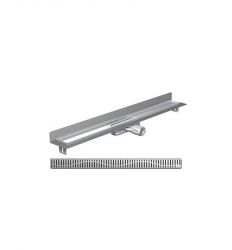 ACO Set ShowerDrain C Telo Kanala Sa Vertikalnom Flanšom I WAVE Rešetkom 585 Mm 9010.88.42