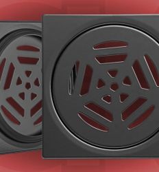  Podna rešetka 28827 150×150/Ø130mm crna 1.5 model 1