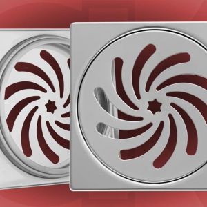  Podna rešetka 5380 150×150/Ø130mm inox