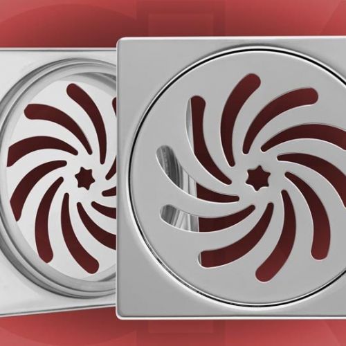  Podna rešetka 5380 150×150/Ø130mm inox