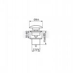 AUTOMATSKI GORNJI DEO ZA SIFON - 5/4