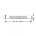 SIFON PVC ZA LAVABO JOLLYFLEX 5/4x32 MAGIC Bonomini 9332OT54B0