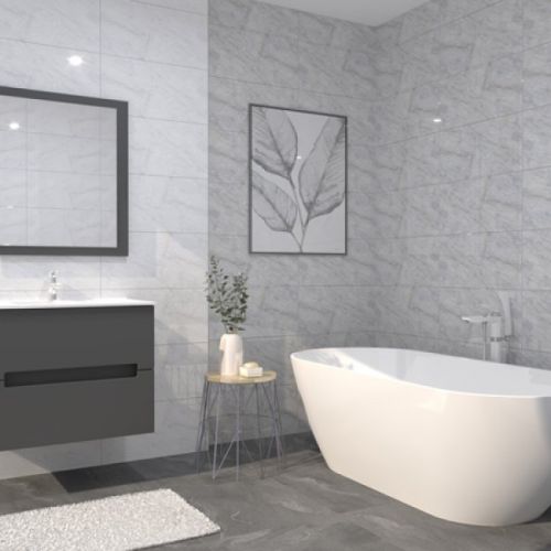 Stone Light Grey 3519 Glossy 30×60