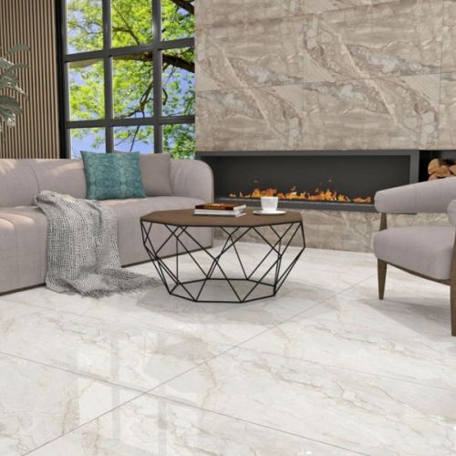 Gravel White Glossy 60×120